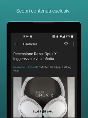 tuttotek.it - le tue tech news android App screenshot 1